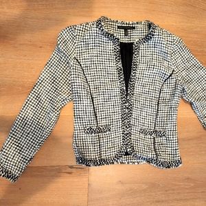 WHBM Tweed metallic jacket